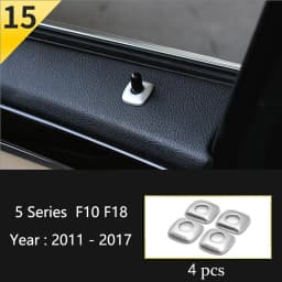 Car Styling Console Multimedia AC CD Panel Decoration Frame Cover Trim Strip Sticker For BMW 5 Series F10 F11 F18 Accessories