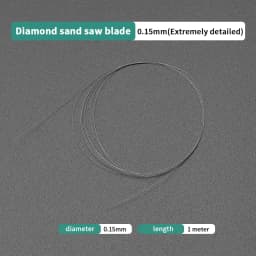 1M Cutting Wire Saw Blades Jade Metal Ceramic Cutting Supplies Hand Saw Blade Diameter 0.1mm-0.5mm Professional Hand Tools