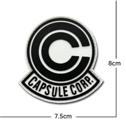 CAPSULE CORP Patches embroidery PVC luminous rubber Creative Fun Tactics Badge Hook Armband Stick on Jacket Backpack