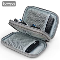 BOONA Portable External 2.5" HDD Bag External USB Hard Drive Disk Storage Bag Carry Usb Cable Case Cover Pocket Hard Drive Bags