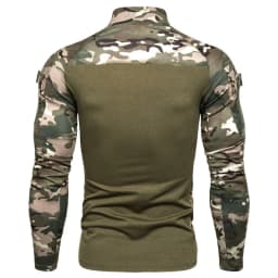 Men's Tactical Sweatshirt Outdoor Hoodies Men Spring Fall Long Sleeve Pullovers Lightweight Stand Collar Slim Fit Sweatshirts