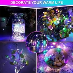 USB Fairy Lights Remote Control Copper Wire String Light 8 Modes Twinkle Flash Steady for Bedroom Wedding Festival Decor