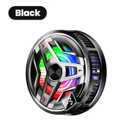 Magnetic Semiconductor Phone Cooler RGB Lights Digital DisplayCooling Fan Freeze Radiator For Gaming Tablet/Live Streaming 
