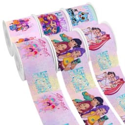 K P Girl Group D H W 5yards Grosgrain Ribbon Satin Ribbon for Wrapping Hair Bow DIY Decoration Gift Packing Key FOB Ribbon