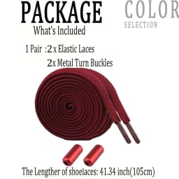 1 Pair No Tie Shoe Laces Colorful Buckle Flat Shoelaces Colorful Fashion Without Ties Elastic Laces Sneaker Kids Adult Widened