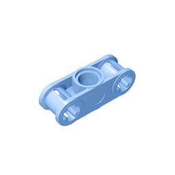 Gobricks 32184 10PCS Connector Perpendicular 3L Parts with Axle and Pin Bricks Technic MOC Building Blocks DIY Truck Car Model