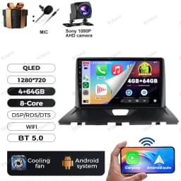 Android 15 Car Radio For Peugeot Expert 2 For Citroen Jumpy For Fiat Scudo For Toyota Proace 2007-2017 IPS 360 Camera RDS QLED