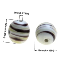 Black Color Series 2/4/6PCS/LOT Mixed Style Handmade Lampwork Glass Beads For Crafts Charm Bracelets/Earring DIY Jewelry Making