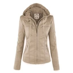 Faux Leather Jacket Women 2026 Basic Jacket Coat Female Winter Motorcycle Jacket PU Leather Zipper Hoodies Outerwear Chaqueta