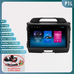 Hizpo 2 Din Android Auto Radio For KIA Sportage 3 2010-2016 2015 Carplay 4G Car Multimedia GPS 2din Autoradio WIFI RDS DSP 4G BT