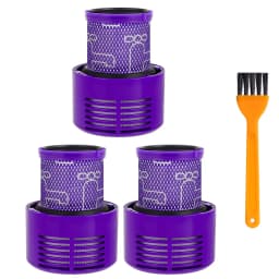 HEPA Filter Spare Parts For Dyson V10 SV12 Cordless Vacuum Cleaner Washable Post Filter Home Cleaning Accessories Replacement