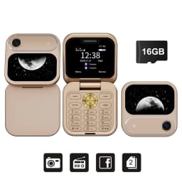 SERVO I17 AIR Small Flip Mobile Phone Bluetooth Dialer Magic Voice Blacklist FM Flashlight Dual SIM Standby Mini Fold Cellphones