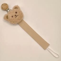 1/2pcs Baby Pacifier Chain Clips Holders Anti-drop Chain Cartoon Stuffed Bear Teething Clips Teether Toy Soother Pacifier Strap