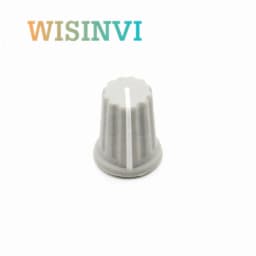 5PCS Color Rubber Half Shaft Knob Diameter 16 MM Height 19 MM Rubber Potentiometer Knob 180 Degree D-Shaped Inner Hole 6 MM