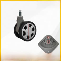 Detachable Luggage Wheels Quiet Four-Wheel Accessories for Suitcase And Carry-On Bag Poly-Cylinder Universal Wheels Repair Parts