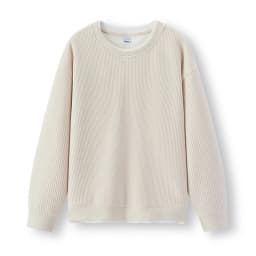 Semir Men Sweatshirt Fleece Lined Waffle Texture Layered Look Long Sleeve Everyday Style 2026 Winter Warm Layer Soft Comfort