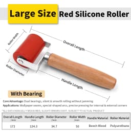 1PC Pressure Rolling Wheel With Bearing High Temperature Resistant Seam For Roofing PVC Welding,Car Audio Sound Insulation Wheel