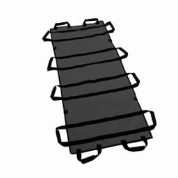 Medical First Aid Stretcher Adjustable Portable Emergency Rescue Soft Rack Thickened Canvas Elderly Patients Paralyzed Transport
