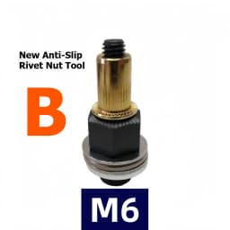 Rivnut Tool Hand Rivet Nut Setter Kit for Thin Metal Sheet Threaded Insert Nutserts M3 M4 M5 M6 M8 M10