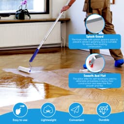 Self-Levelling Cement Tool Kit, Floor Construction Roller Spike Shoes, Epoxy Floor Paint Tool, Scraper Self-Leveling Rake