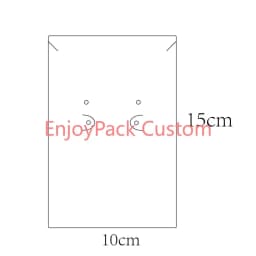 100Pieces Customize Personalize Logo Print Paper Jewelry Thank You Necklace Earring Holder Cards Packing Display Stand Wholesale