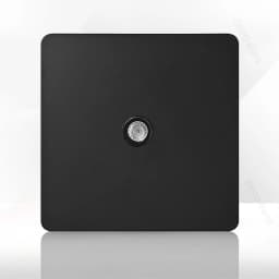 86 Type Retro Switch 1-4 Gang 2 Way Wall Light Brass Lever Toggle Switch Black Matte Stainless Steel Panel EU FR Power Outlet