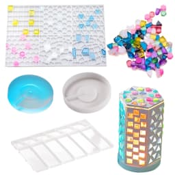 Light Silicone Mold DIY Pen Holder Makeup Holder Epoxy Casting Molds for Jewelry DIY Making Craft Mosaic Storage Box