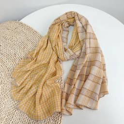 2025 British Style 100% Cotton Scarf Retro Plaid Women Shawls And Wraps Lady Travel High Quality Large Vintage Scarves 75x180cm