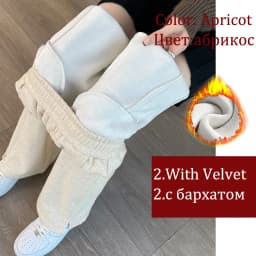 Herringbone Pants Women's Staight Pants Autumn Winter High Waisted Casual Office Lady Trousers Thick Suit Pants For Women