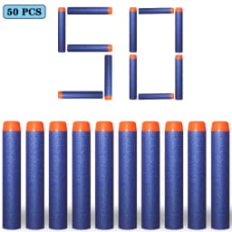 7.2cm 100pcs for Nerf Soft Bullets Darts Round Head Refill Sponge Darts Kids Children Toy Gun Bullets for NERF N-Strike Blasters