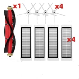 Brush Mops Hepa Filters for Roborock S5 S50 S502 S55 S6 Pure E4 for Robot 1S SDJQR01RR Vacuum Cleaner Accessories