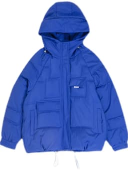 Fashionable Autumn Winter Candy Colored down Cotton Jacket Women's Korean Style Short Loose Hooded Student Cotton Coat Trendy