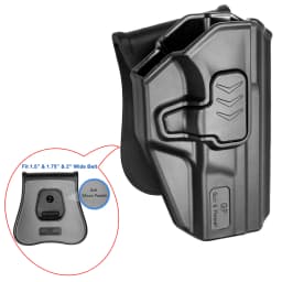 Only For CZ P10C / CZ P10S / CZ P10C Airsoft,OWB Paddle Holster Outside Waistband Carry Holster,Unlock Index finger,Right hand