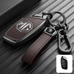Key Fob Cover Full Protection Shockproof For MG ZS MG 4 MG HS MG 5 MG RX8 Zinc Alloy Heavy Duty Car Accessories