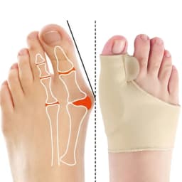 1 Pair Toe Separator Hallux Valgus Bunion Corrector Toe Straightener Foot Pain Relief Orthopedic Pedicure Tools Foot Care Tool