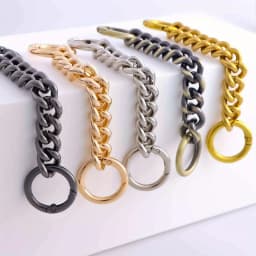Bag Strap Extender DIY Handbag Purse Chain with Metal Buckles for Purses Handbags Wallet Clutch Shoulder Crossbody Bags