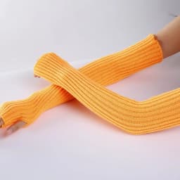 New Long Fingerless Gloves Womens Winter Warmer Knitted Arm Sleeve Fine Casual Soft Girl Goth Clothes Women Punk Gothic Gloves