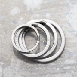2PCS 20-32MM Titanium Alloy Rotating Ring Buckle Keychain Waist Belt Buckle Spring Lock Keyring Outdoor Tool EDC Unboxing Tool