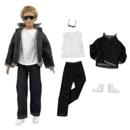 1 Set Ken Handmade Handsome Doll Accessories Casual Wear Clothes for 30cm 12inch Ken Doll Kids Gift