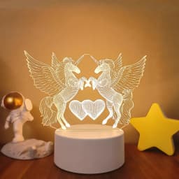 3D LED Lamp Creative 3D LED Night Lights Novelty Illusion Night Lamp 3D Illusion Table Lamp For Home Christmas Decorative Light