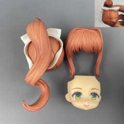 Ob11 GSC DOLL Clay white model hair doll accessories