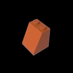 Gobricks GDS-620 ROOF TILE 2X2X2/65 DEG. compatible with lego 3678 children's DIY Educational Building Blocks