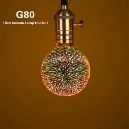 3D LED Light Bulb E27 4W Vintage Star Design 85V-265V Christmas Party Night Decor Ambient Lamp Ampoule for Lighting
