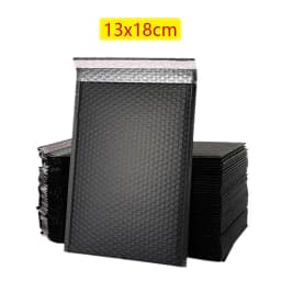 50PCS/Lot Black Foam Envelope Bags Self Seal Bubble Mailers Padded Envelopes Gift Bubble Mailing Bag Shipping Packages Bag