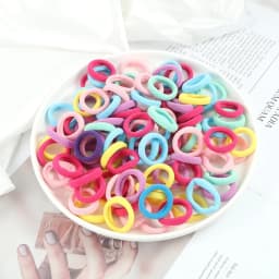 20-100Pcs Hairband Mixed Color Small Elastic Rubber Bands Hair Accessories For Woman Girls Kids Ponytail Holder Scrunchies Gifts