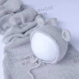 Newborn Photography Props Handmade Dolls Knitted Rabbit Bear Baby Photography Studio Accessoires