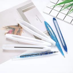 Ballpoint Pen Holder Silicone Molds Pen Epoxy Resin Mold for DIY Epoxy Resin Crafts Casting Mold Jewelry Making Tools