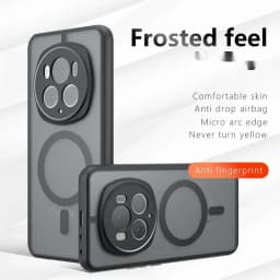 for Magsafe Shockproof Acrylic Phone Case for Honor Magic 6 Pro Hard Bumper Matte Cover Magnetic Shell for Magic 7 Pro