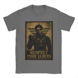 Respect Your Elders Soldier Boy T Shirts Men's 100% Cotton Funny T-Shirts Round Neck The Boys Tee Shirt Short Sleeve Tops