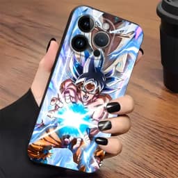 Case for iPhone XS Max XR 13 12 11 17 Pro Max 7 8 15 16 14 Plus 17Air Black Soft Phone Cover Dragon Ball Z Universe Goku